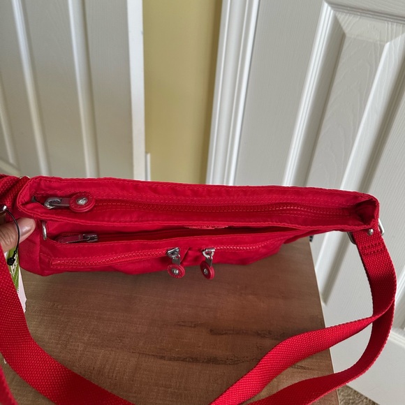 Kipling Angie Red Crossbody Bag, NWT - Picture 6 of 8